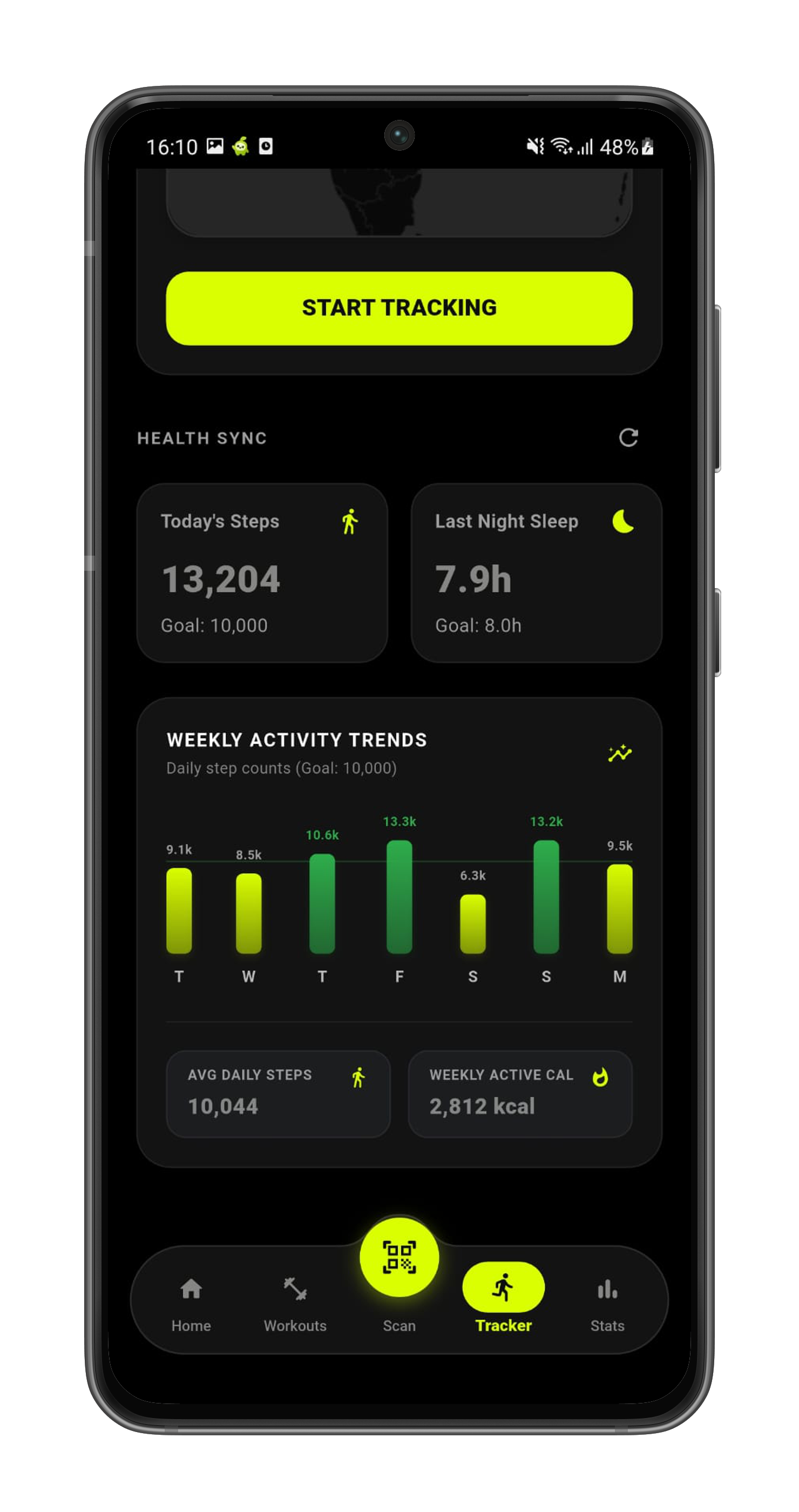 Zivo Activities Tracker Screen 4